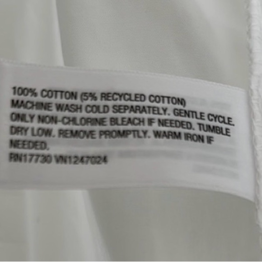 kate spade new york Raised Ribbon Shirt in White Women’s Size XL - Picture 10 of 10